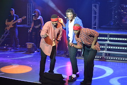 MJ Dantanio and Gangster Boys talk to the audience. Photo courtesy of 'HIStory'.