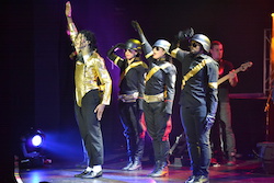 Dantanio and Soldiers in the Michael Jackson 'HIStory' Tour. Photo courtesy of 'HIStory'.