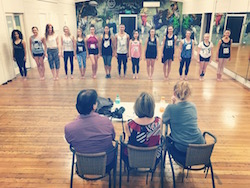 Charisse Parnell knows firsthand of the value of mock auditions. Three weeks after having done a mock audition in their studio, a New York producer came into her studio to audition for dancers for a musical trailer he was filming that weekend. Photo by Parnell.