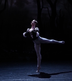 Queensland Ballet's Alexander Idaszak as Albrecht in 'Giselle'. Photo by David Kelly.