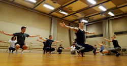 Kyall Shanks leads the 'Lord of the Flies' workshop. Photo by Paul Ransom.