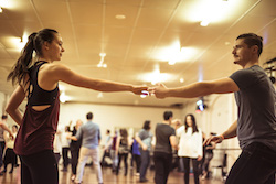 Dancers participating in a Le Bop class. Photo by Pippa Samaya..