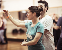 Dancers participating in a Le Bop class. Photo by Pippa Samaya..