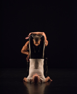 Michael Clark Company's Harry Alexander and Jordan James Bridge. Photo by Hugo Glendinning.