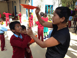 Circus Kathmandu workshop. Photo courtesy of CK.