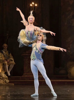 Lachlan Monaghan in 'The Sleeping Beauty'. Photo courtesy of Birmingham Royal Ballet.