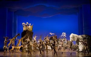 The Lion King Circle of Life Opening The opening number “The Circle of Life” from THE LION KING Las Vegas. ©2009, Disney. Photo Joan Marcus.