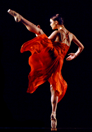 BalletComp Jurgita Dronina of Lithuania, Senior Female Silver at the 2006 USA IBC. Photo Richard Finkelstein