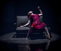 EDC's Elise May in Natalie Weir's R&J. Photo by Chris Herzfeld Expressions Dance Company's Elise May