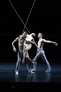 Matthew Lehmann, Fiona Evans, Daryl Brandwood in Strings 32 Photo Jon Green West Australian Ballet