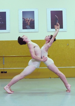 New Zealand School of Dance students Jarrah McArthur Tynan Wood New Zealand School of Dance