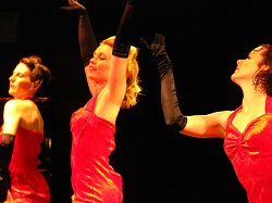 Catie Cullen, Lousie Durrans and Karen Humphreys in Black Coffee 2009, photo by Robert Mikulandura Move Through Life dancers Catie Cullen, Lousie Durrans and Karen Humphreys