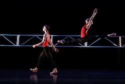 Lisa Edwards ballet dancer leaping