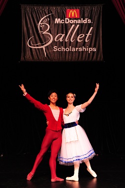 Sydney Eisteddfod McDonald’s Ballet Scholarships Aaron Kok and Kelsey Stokes