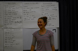 Billie Cook Billie Cook facilitates a creative workshop