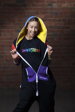 Hayden Hopkins in onesie