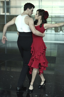 Thomas Lacey and Phoebe Panaretos