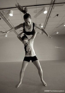 Dancers Sarah Chaffey and Rachel Forster-Jones