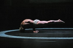 Performer Paul White in The Oracle, Photography by Regis Lansac