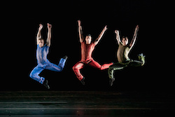 Cedar Lake Contemporary Ballet. 13 Indigo Rose LR - Joseph Kundra, Jon Bond, Billy Bell. Photo by Sharen Bradford.