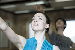 Queensland Ballet Principal Dancer Clare Morehen in Cinderella rehearsals 2013. Photo David Kelly.