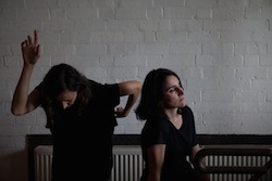 Nat Cursio and Shannon Bott in 'Recovery'. Image by Kirsty Argyle.