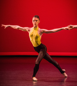 Elisabeth Zorino performing in New Zealand School of Dance Graduation Season, photographed by Stephen A'Court.