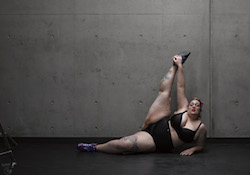 Dancer Claire Burrows in 'Nothing to Lose'. Photo by Toby Burrows.