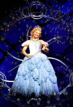 Suzie Mathers as Glinda in 'Wicked'