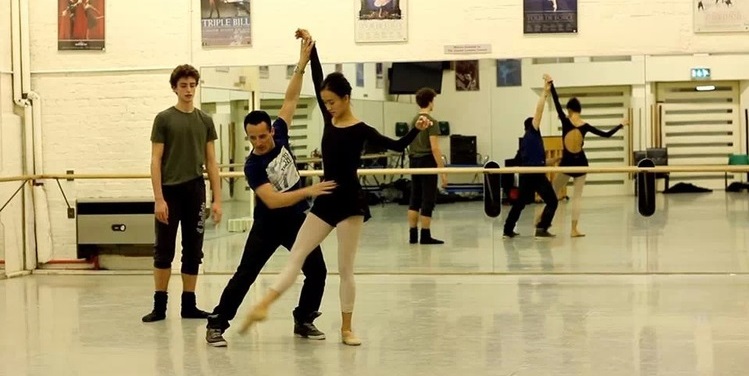 Tim Podesta working with English National Ballet