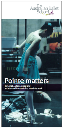 Australian Ballet School presents 'Pointe Matters'.