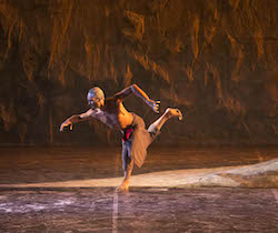 Waangenga Blanco in 'Patyegarang', Bangarra Dance Company