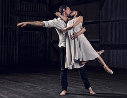 RNZB's 'Giselle'. Dancers Shane Urton and Lucy Green