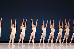 The Australian Ballet in George Balanchine's 'Symphony in Three Movements'. Photo by Jeff Busby