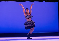 Caitlin Eames performs with Creative Behaviours at the 2015 Common Threads Showcase. Photo courtesy of City of Mandurah.