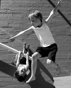 Dancing children for Maths Through Movement. Photo courtesy of Rachael Bott.