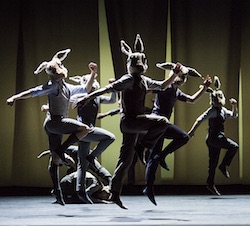 BalletBoyz 'Rabbit'. Photo by Tristram Kenton.