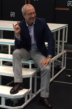 Ben Elton, writer and director of 'We Will Rock You'. Photo by Nicole Saleh.