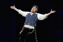 Anthony Warlow in the Australian Production of 'Fiddler on the Roof'. Photo by Jeff Busby.