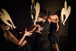 'Fragments of Malungoka Women of the Sea', choreographed by Ghenoa Gela. Photo by Gregory Lorenzutti for Dancehouse.