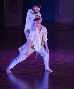 NZSD students Jag Popham and Tristan Carter in Choreographic Season 2015. Photographed by Stephen