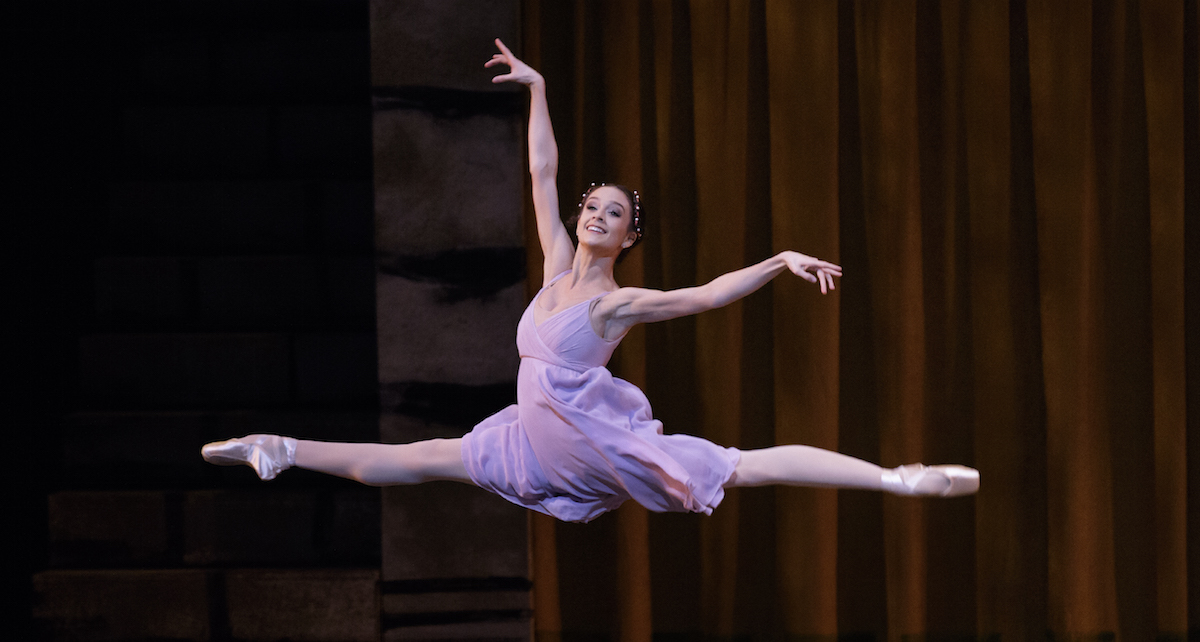 NYCB Principal Lauren Lovette as Juliet in 'Romeo + Juliet'. Choreography by Peter Martins. Photo by Paul Kolnik.