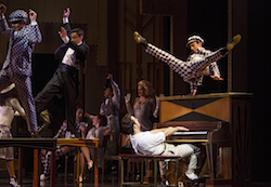 cast of Cirque du Soleil's 'Paramour', on Broadway at the Lyric Theatre. Photo by Richard Termine