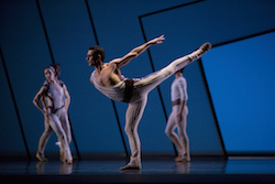 Damian Smith in Jenkins' 'Thread'. Photo by Erik Tomasson