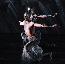 Daniel Riley in 'Nyapanyapa', as part of 'OUR land people stories'. Photo by Jhuny-Boy Borja.