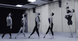 Melbourne Ballet Company in rehearsal for 'empyrean'. Photo courtesy of Simon Hoy.
