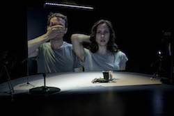 Stephen Phillips and Lauren Langlois in 'Lucid', choreographed by Anouk van Dijk. Photo by Pippa Samaya.
