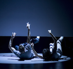 Stephen Phillips and Lauren Langlois in 'Lucid', choreographed by Anouk van Dijk. Photo by Pippa Samaya.