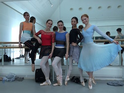 Lina Dancewear on tour in London. Photo courtesy of Lina Dancewear.