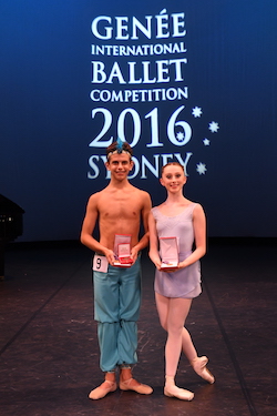 Joshua Price and Maeve Nolan. Photo by Winkipop Media, courtesy of the Royal Academy of Dance.